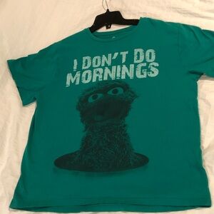 Sesame Street Green Graphic Tee